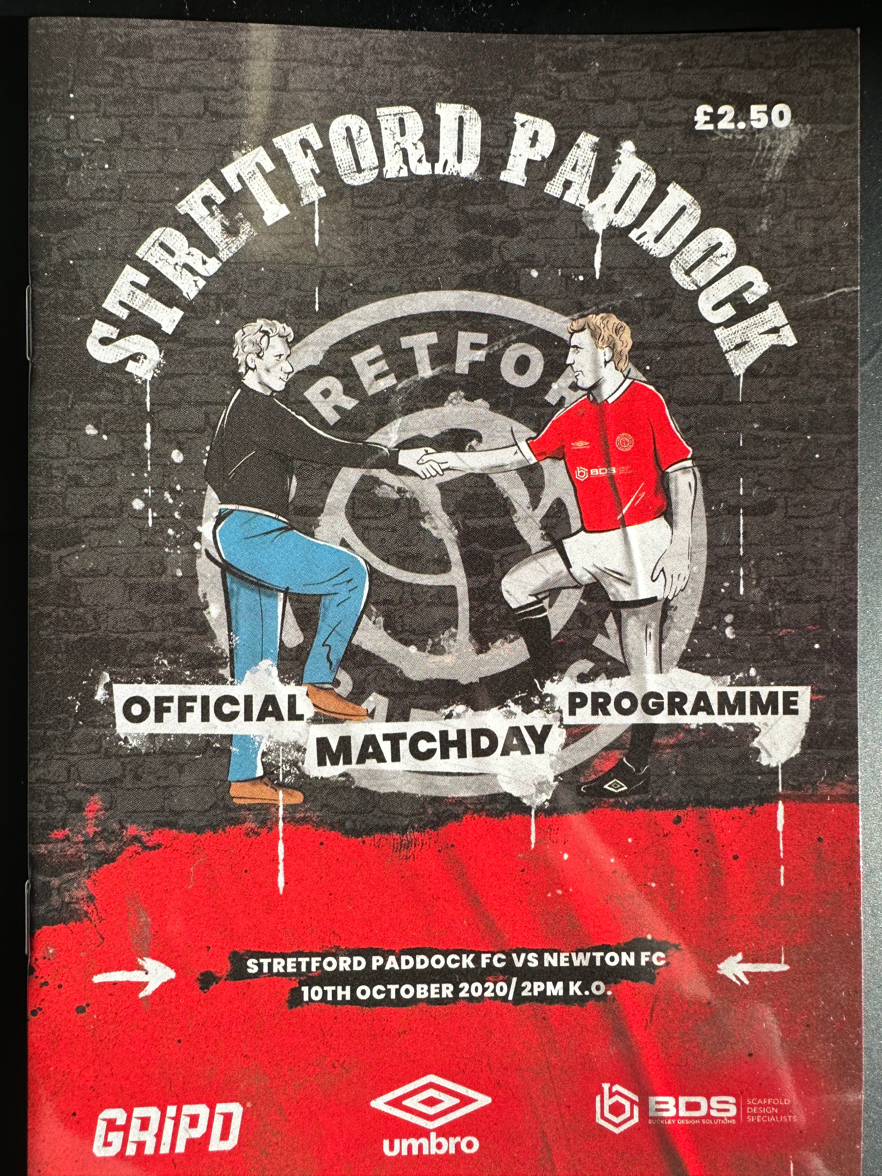 Programme Stretford Paddock Vs Newton FC Issue #2 - Season 1