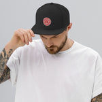 Black Paddock Logo Snapback Hat