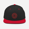 Black and Red Paddock Logo Snapback Hat